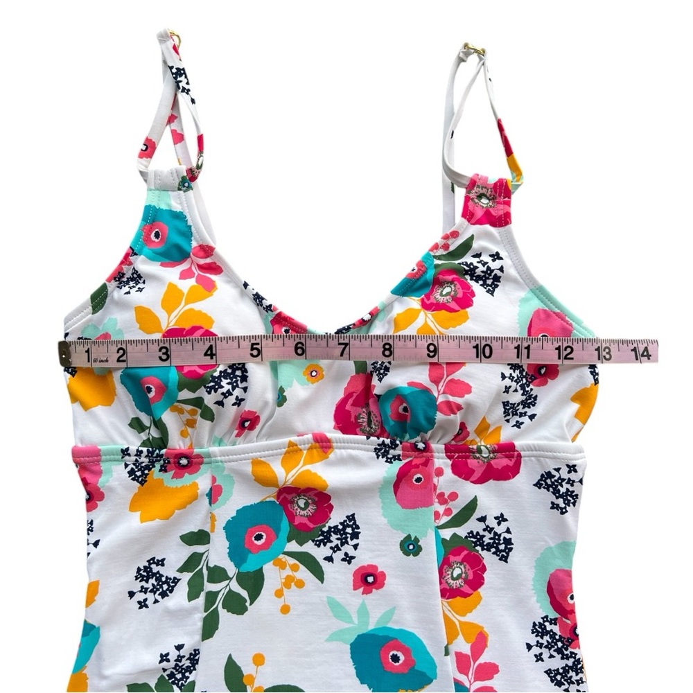 Liz Claiborne - Floral Multicolor One Piece Swim - Size 6 - Picture 7 of 10
